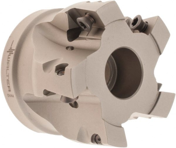 50mm Cut Diam, 22mm Arbor Hole Diam, 15mm Max Depth, Indexable Square-Shoulder Face Mill MPN:6078058