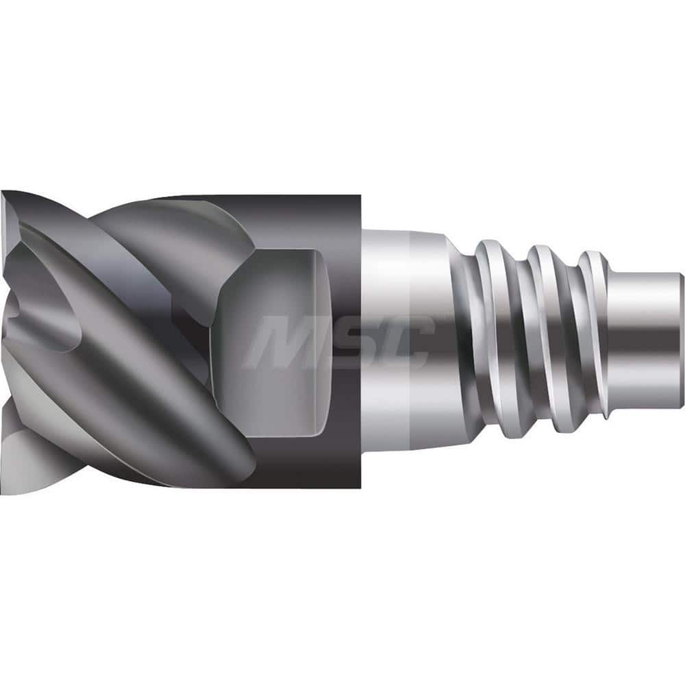 Square End Mill Heads, Mill Diameter (Inch): 5/8, Mill Diameter (Decimal Inch): 0.6250, Number of Flutes: 4, Length of Cut (Decimal Inch): 0.7360 MPN:7096054