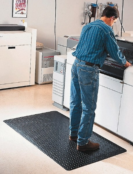 Anti-Static Floor & Table Mat: Electrically Conductive, Vinyl, 75' OAL, 3' OAW MPN:786.916375DPBK