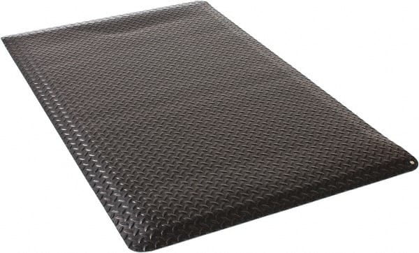 5 Ft. Long x 3 Ft. Wide x 9/16 Inch Thick, Vinyl Diamond Plate Surface Pattern, Electrically Conductive Antistatic Matting MPN:786.916X3X5DPBK