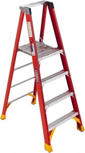 3-Step Fiberglass Step Ladder: Type IA, 6' High MPN:P6204
