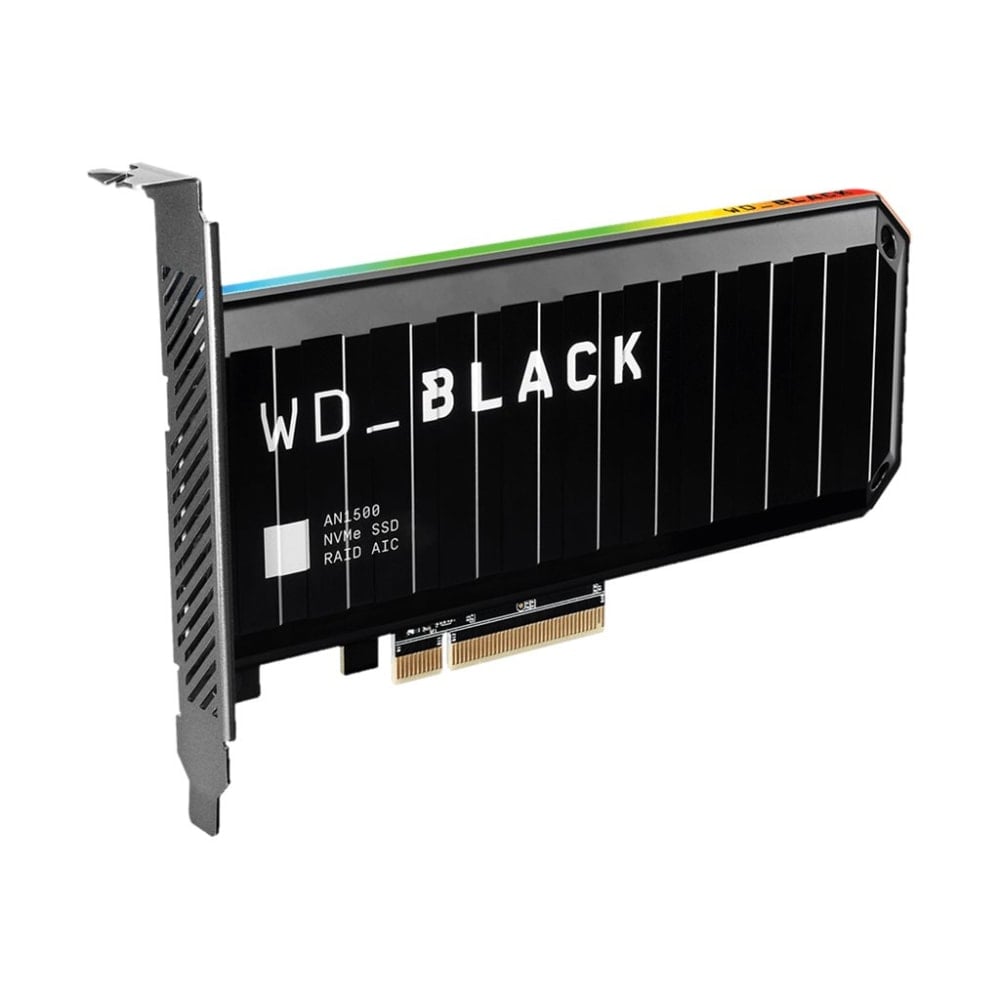 Western Digital Black AN1500 WDS200T1X0L 2 TB Solid State Drive - Plug-in Card Internal - PCI Express NVMe (PCI Express NVMe 3.0 x8) - 6500 MB/s Maximum Read Transfer Rate - 5 Year Warranty MPN:WDS200T1X0L