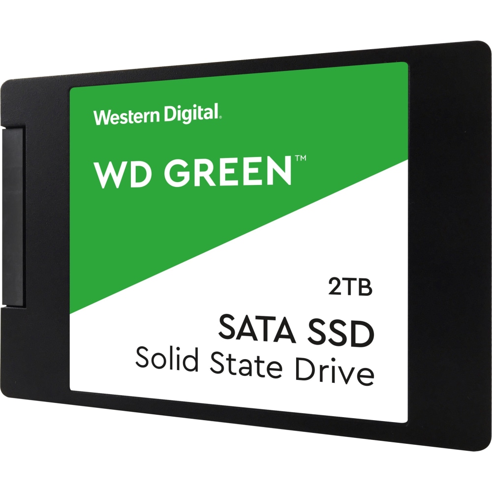 Western Digital Green WDS200T2G0A 2 TB Solid State Drive - 2.5in Internal - SATA (SATA/600) - Notebook, Desktop PC Device Supported - 545 MB/s Maximum Read Transfer Rate - 3 Year Warranty MPN:WDS200T2G0A