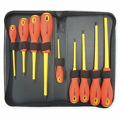 Ins. Screwdriver Set Slot/Phillips 9 Pc MPN:1YXN6