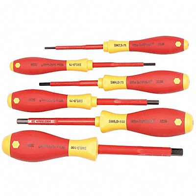 Insulated Screwdriver Set NmPcs6 MPN:32366