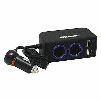 USB Adapter 2 Outlet 13inWx8inDx6inH MPN:3052224USBBL