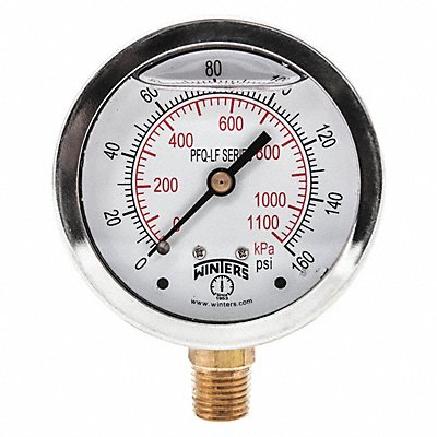 Gauge Pressure 0 to 300 psi 4-1/2 in MPN:PCT326LF