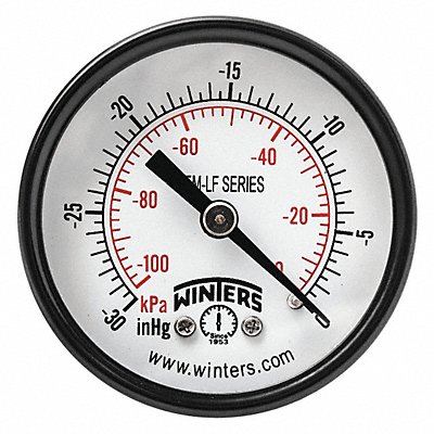 Gauge Pressure 2in. 30in. Hg Vac to 0 MPN:PEM1424LF