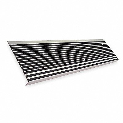 Stair Tread Black 36in W Extruded Alum MPN:511BLA3