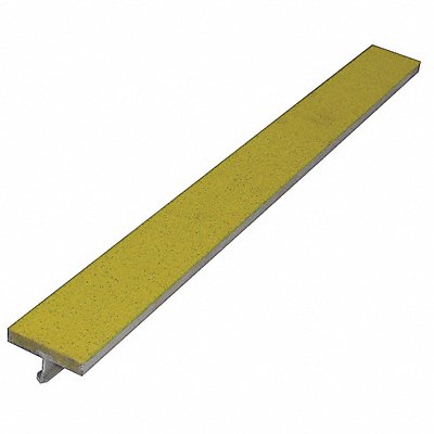 Stair Strip Yellow 48in W Extruded Alum MPN:WP24AYEL4