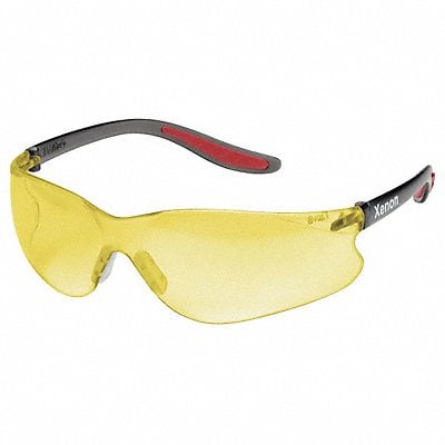 Safety Glasses Amber Uncoated MPN:SG-14A