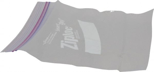 Storage Bag: 1 qt, Clear, Plastic MPN:364899