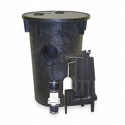 4/10 HP Sewage Ejector Max Head 19 ft MPN:912-0121